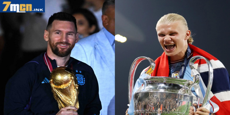 So sánh danh hiệu Messi vs Haaland So sánh danh hiệu Messi vs Haaland